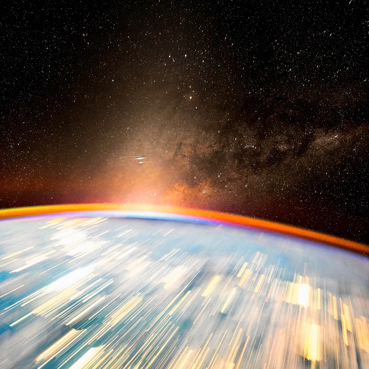 NASA Astronaut Don Pettit Milky Way Starlink Image