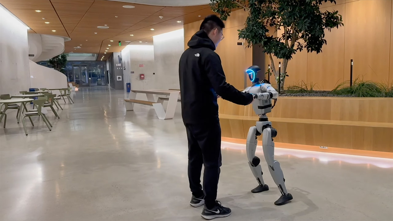 AI ExBody2 Humanoid Robot Waltz Dance