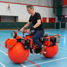 James Bruton Omni-Directional Ball-Wheeled Bike