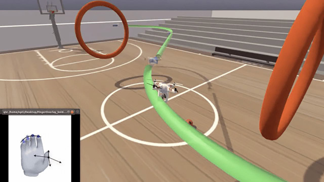 Paralyzed Man Drone Control Navigation