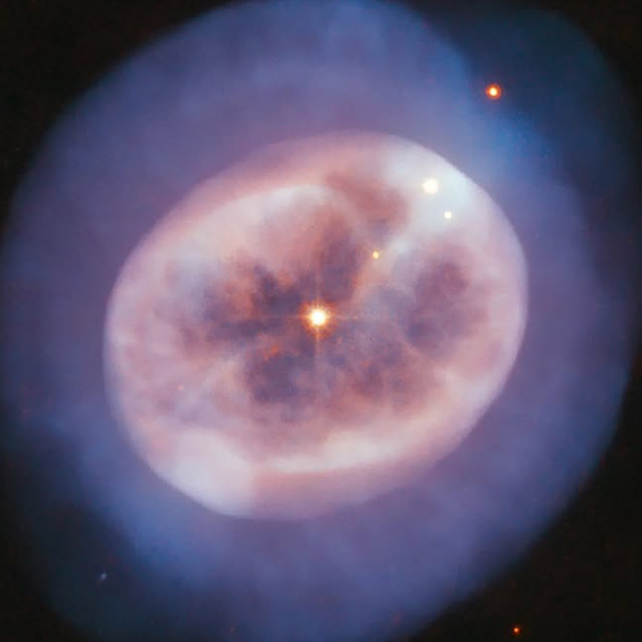 Hubble Jellyfish Dying Star Nebula NGC 2002