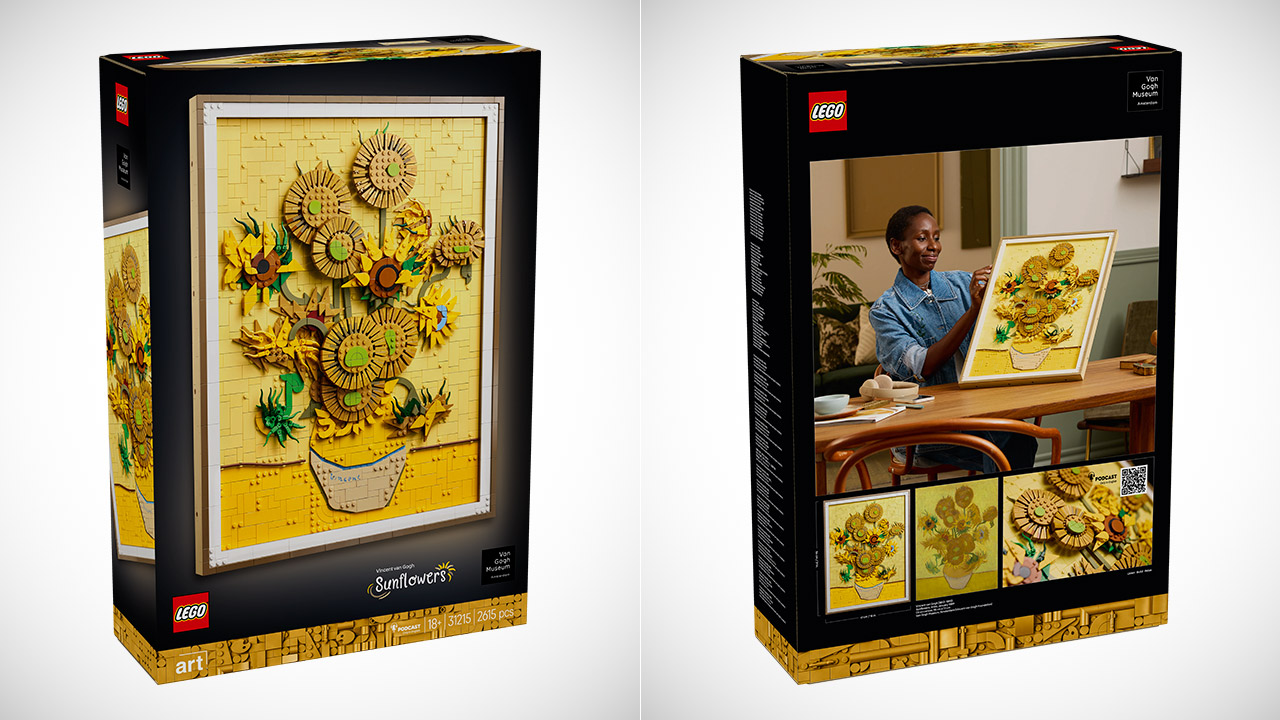 LEGO Art Vincent van Gogh Sunflowers Set (31215) Box