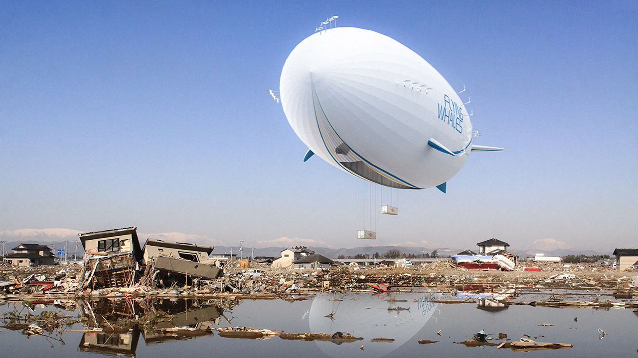 Flying Whales Hybrid Airship Blimp