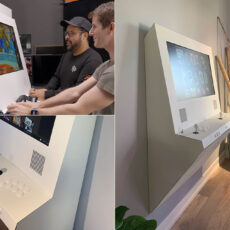 Umbrella Wall-Mounted Arcade Gaming PC