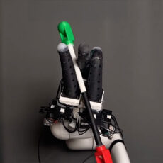 Robotic Hand Fingers Pen Spinning Trick