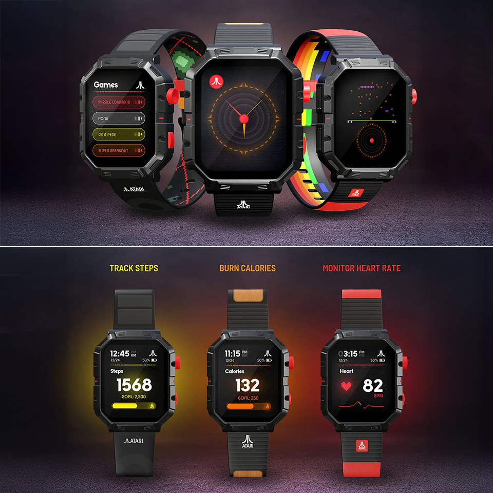 Atari 2600 My Play Watch Adds A Touch Of Retro Gaming To The Smartwatch Atari 2600 My Play Watch Adds A Touch Of Retro Gaming To The Smartwatch