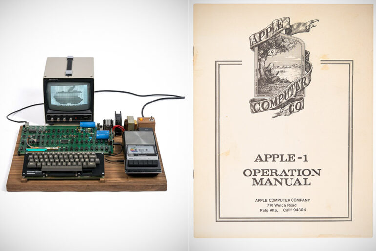 Original Apple-1 Computer Operation Manual For Sale Auction