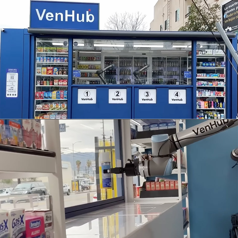 VenHub Autonomous Smart Store Robots Los Angeles