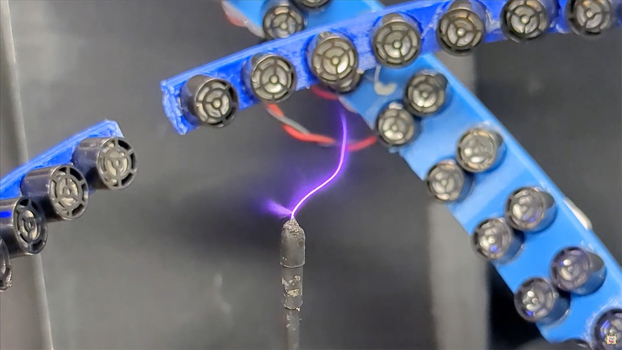 Controlling Lightning with Sound Ultrasonic Waves