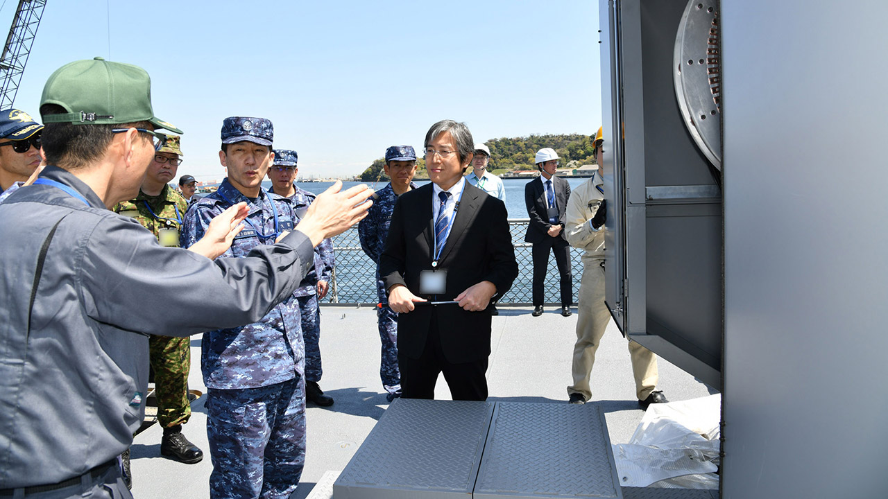 Japan Maritime Self-Defense Force JMSDF Electromagnetic Railgun