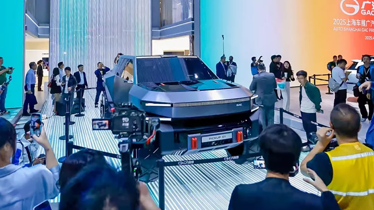 GAC Pickup 01 Concept Tesla Cybertruck
