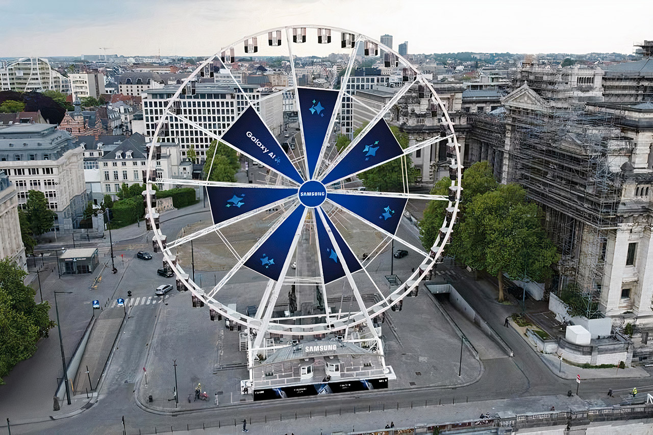 Samsung Galaxy S25 The View Ferris Wheel Brussels