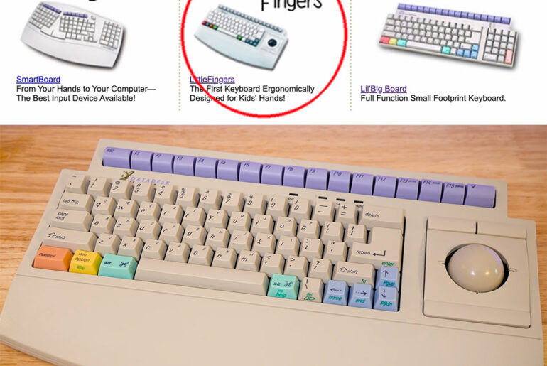 LittleFingers Computer Keyboard 90s