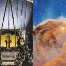 NASA James Webb Space Telescope 3D Visualization Cosmic Cliffs
