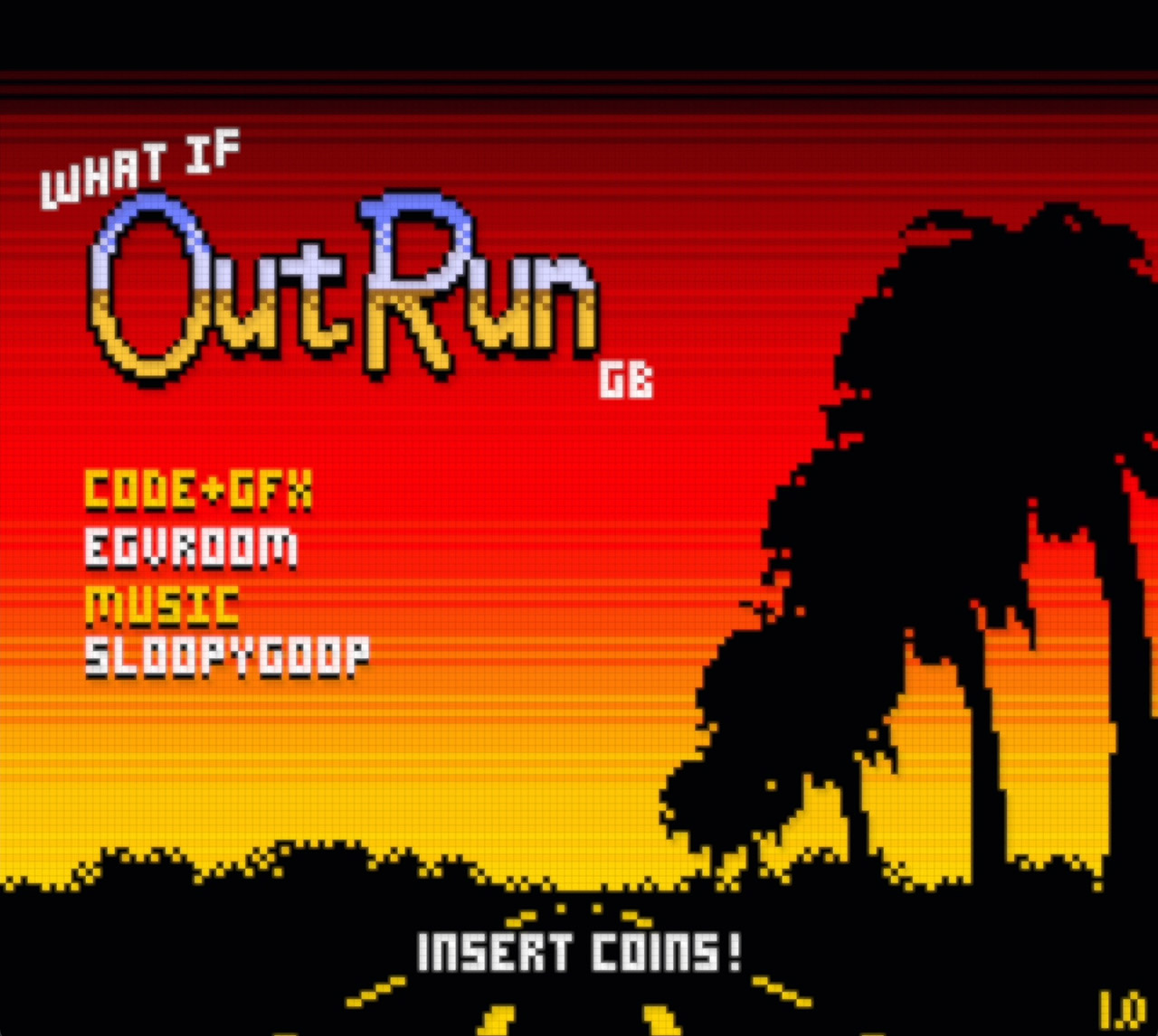 SEGA OutRun Game Boy Color Port Screenshot