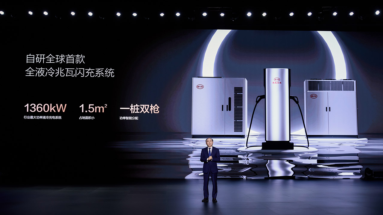BYD 5-Minute Megawatt EV Charging