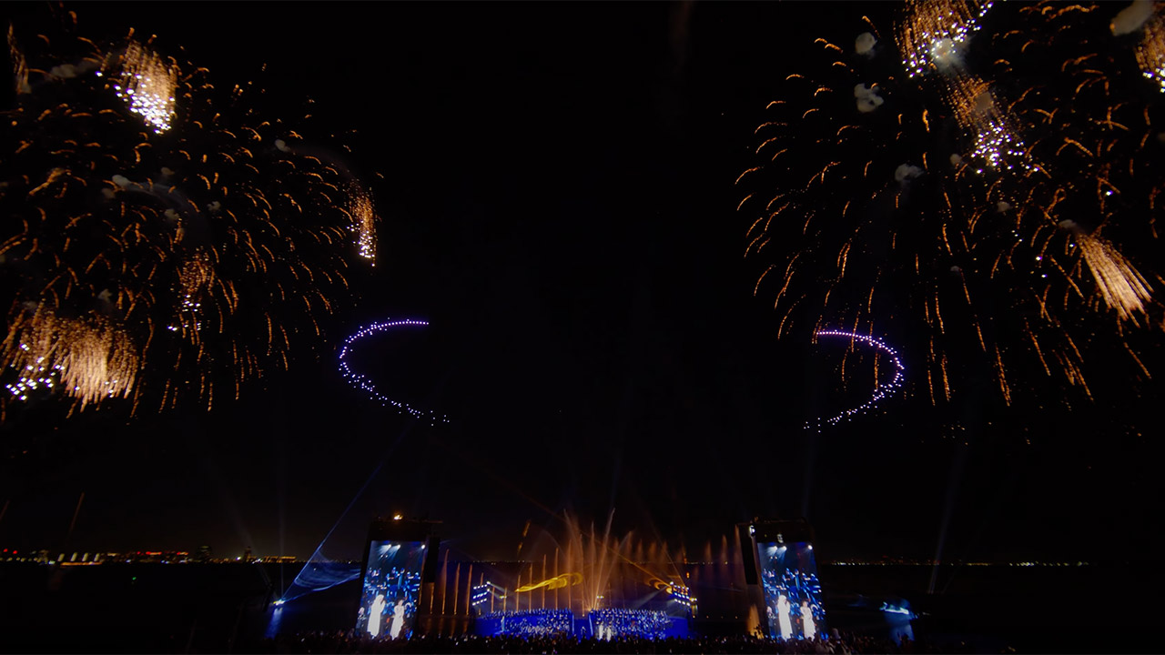 Lumasky 9000 Drones Disneyland Abu Dhabi Show