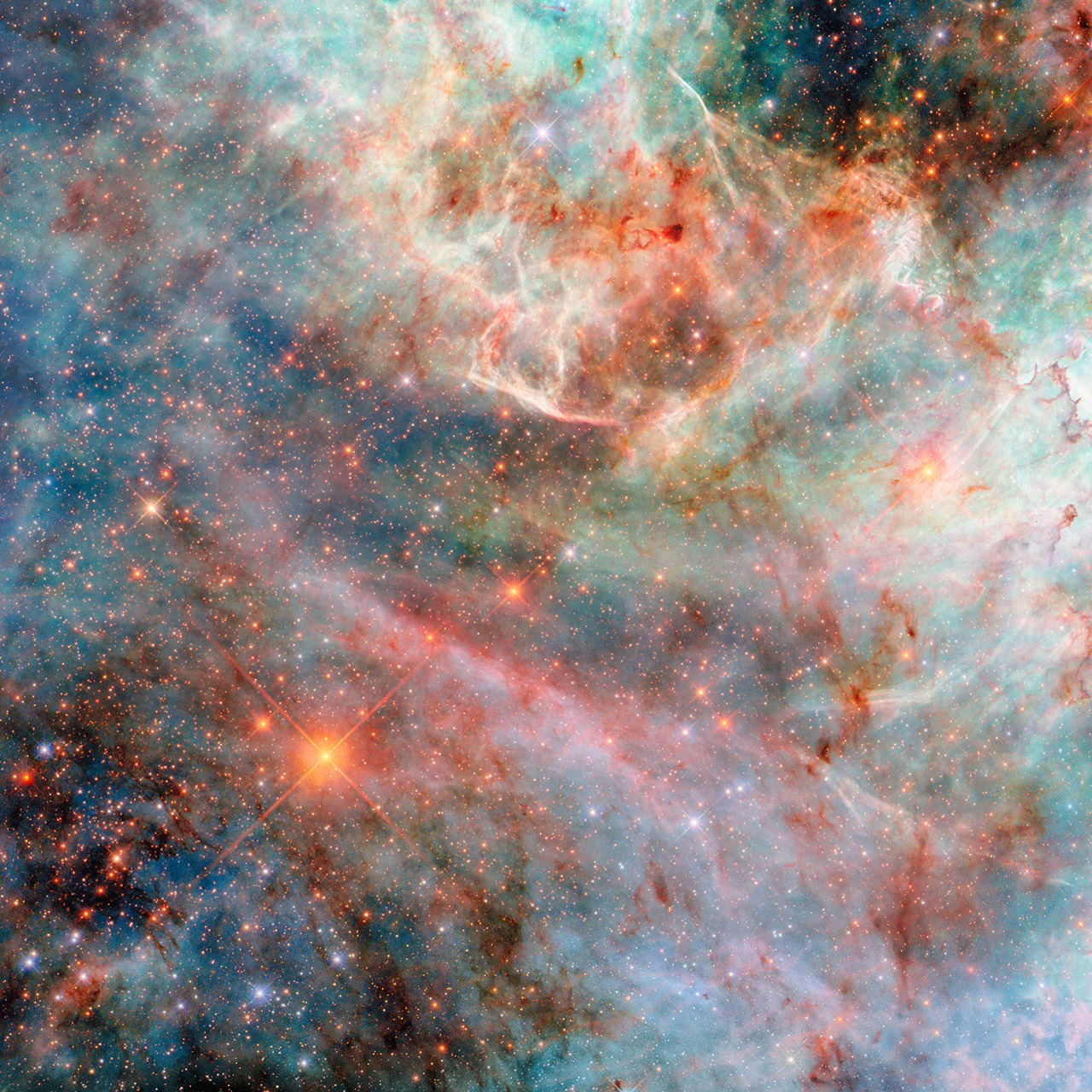 Hubble Large Magellanic Cloud LMC Cosmic Candy Floss