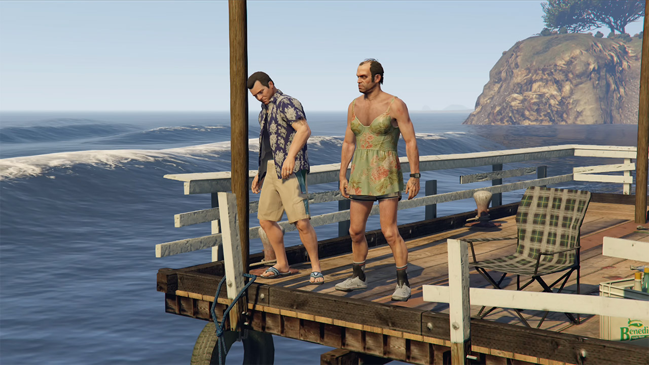 Second Grand Theft Auto 6 Trailer Recreated in GTA 5