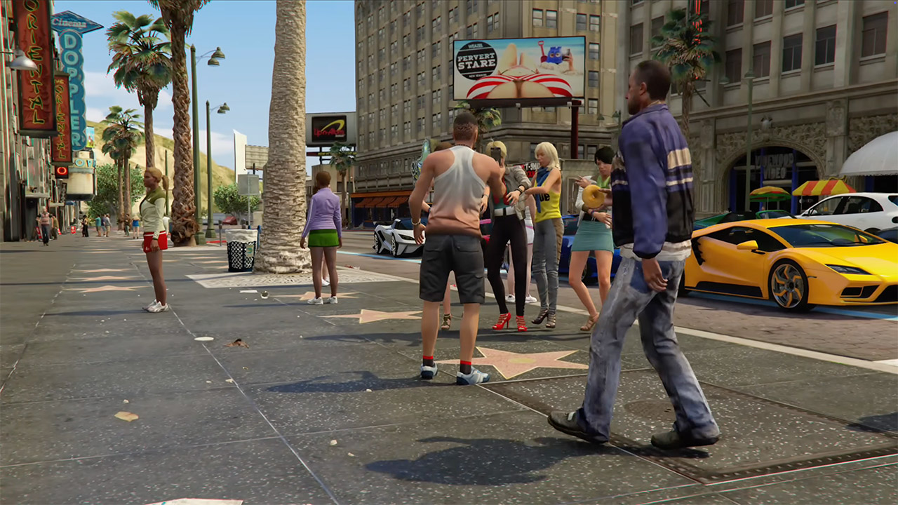 Second Grand Theft Auto 6 Trailer Recreated in GTA 5