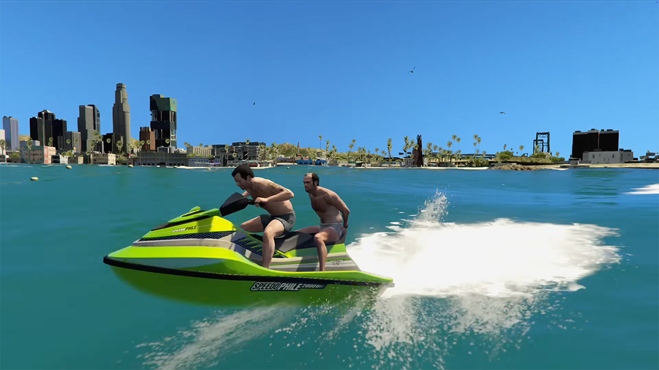 Second Grand Theft Auto 6 Trailer Recreated in GTA 5