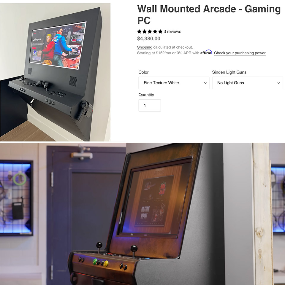 Linux Umbrella Wall-Mounted Arcade Machine DIY Build