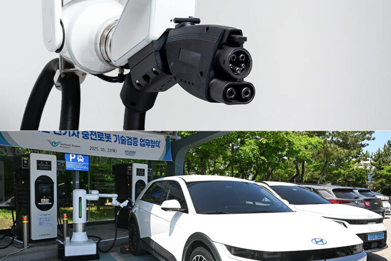 Hyundai Automatic Charging Robot (ACR) EV Incheon International Airport