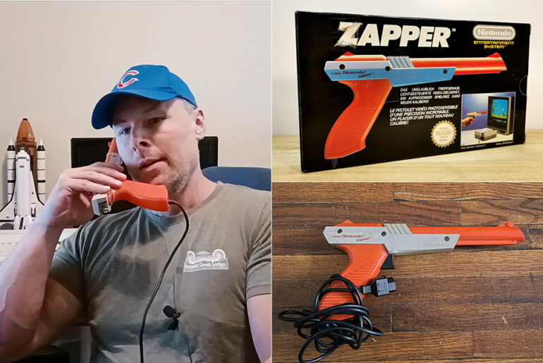 NES Zapper Wireless Phone