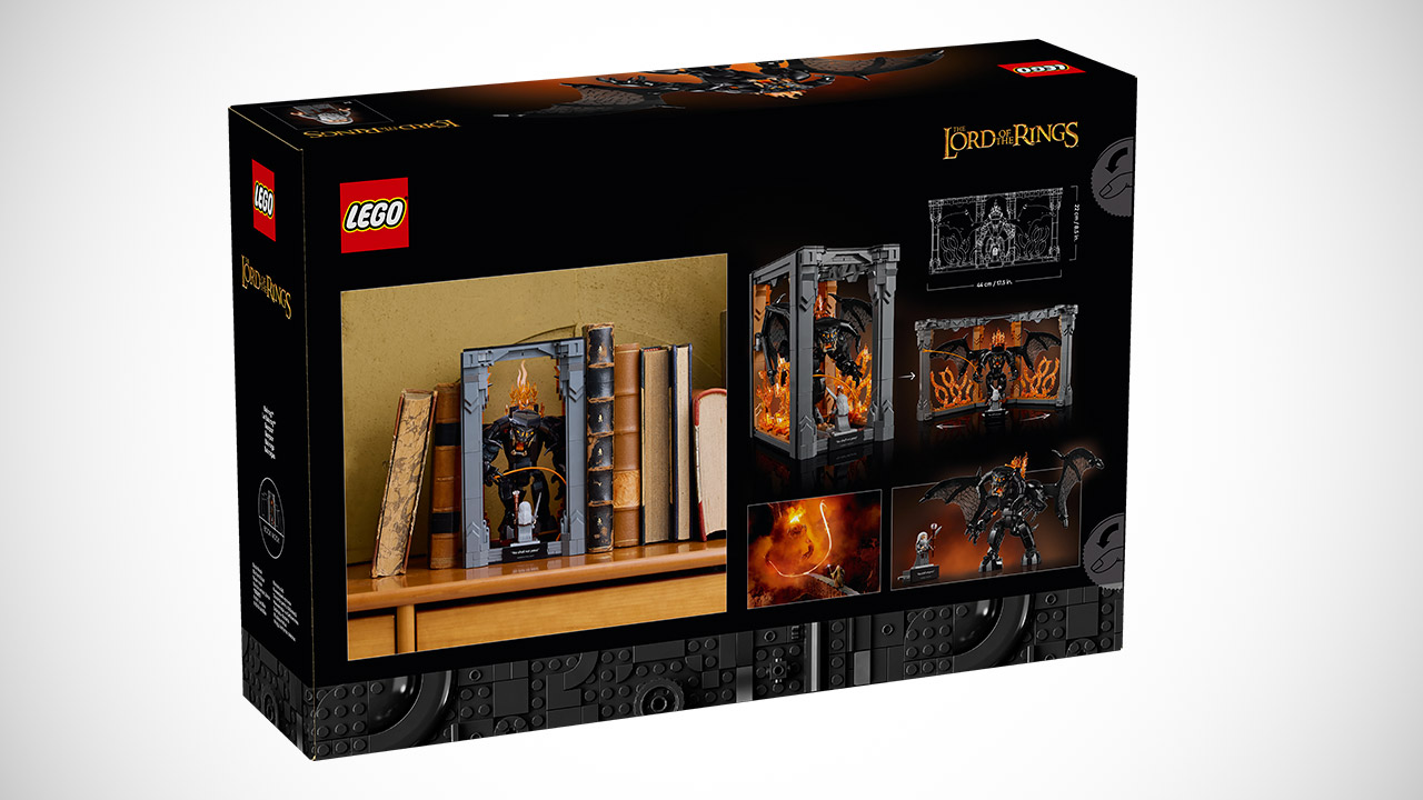 LEGO Icons The Lord of the Rings Balrog Book Nook Set