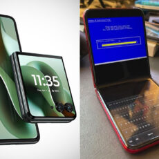 Windows XP Moto RAZR 40 Ultra Foldable Smartphone