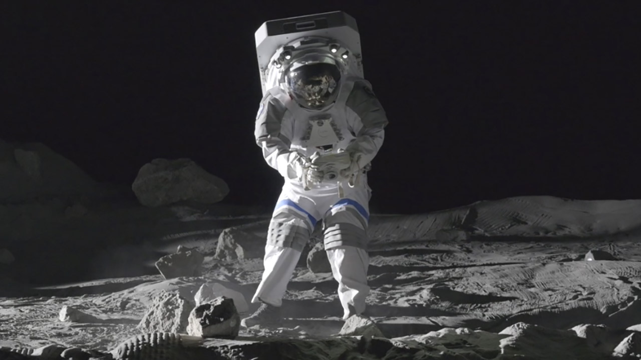 LUNA Analog Facility Astronaut Moon Photography