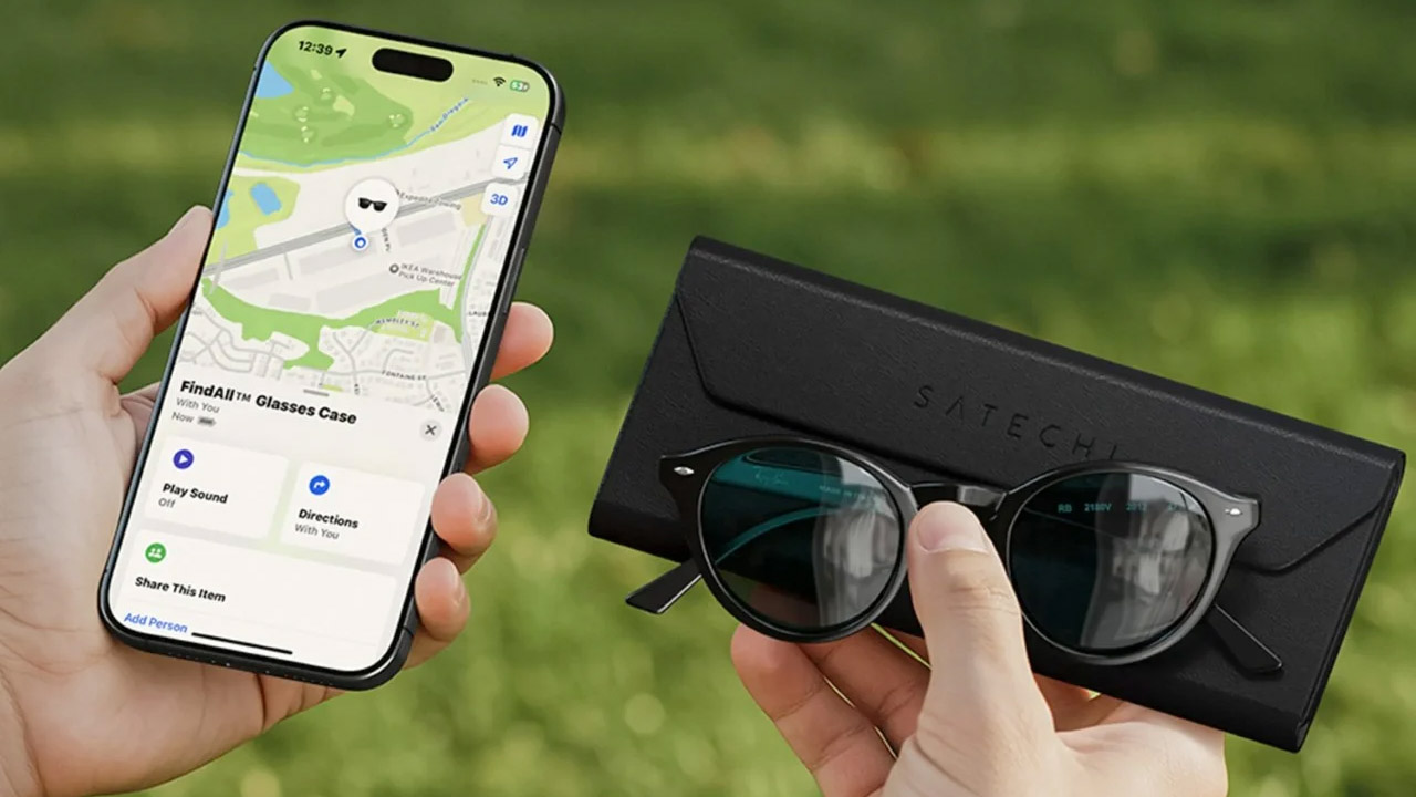 Satechi FindAll Glasses Case Apple Find My