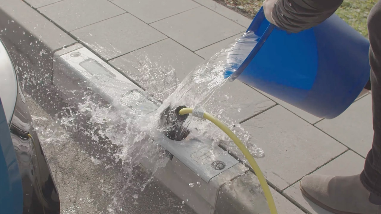 Rheinmetall Curb Charger EV Charging