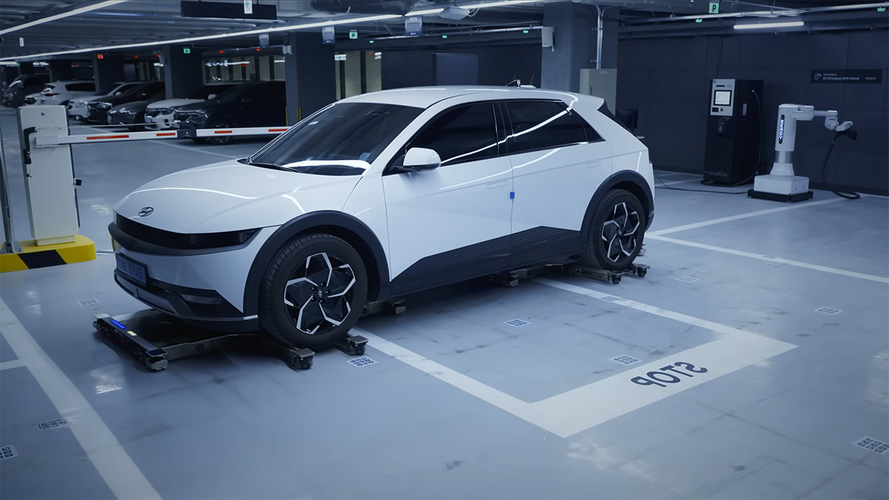 Hyundai Parking Robots Smart Office Building