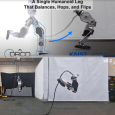 Hopping Robot Single Humanoid Leg