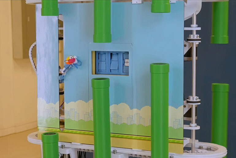 Real-Life Flappy Bird Game