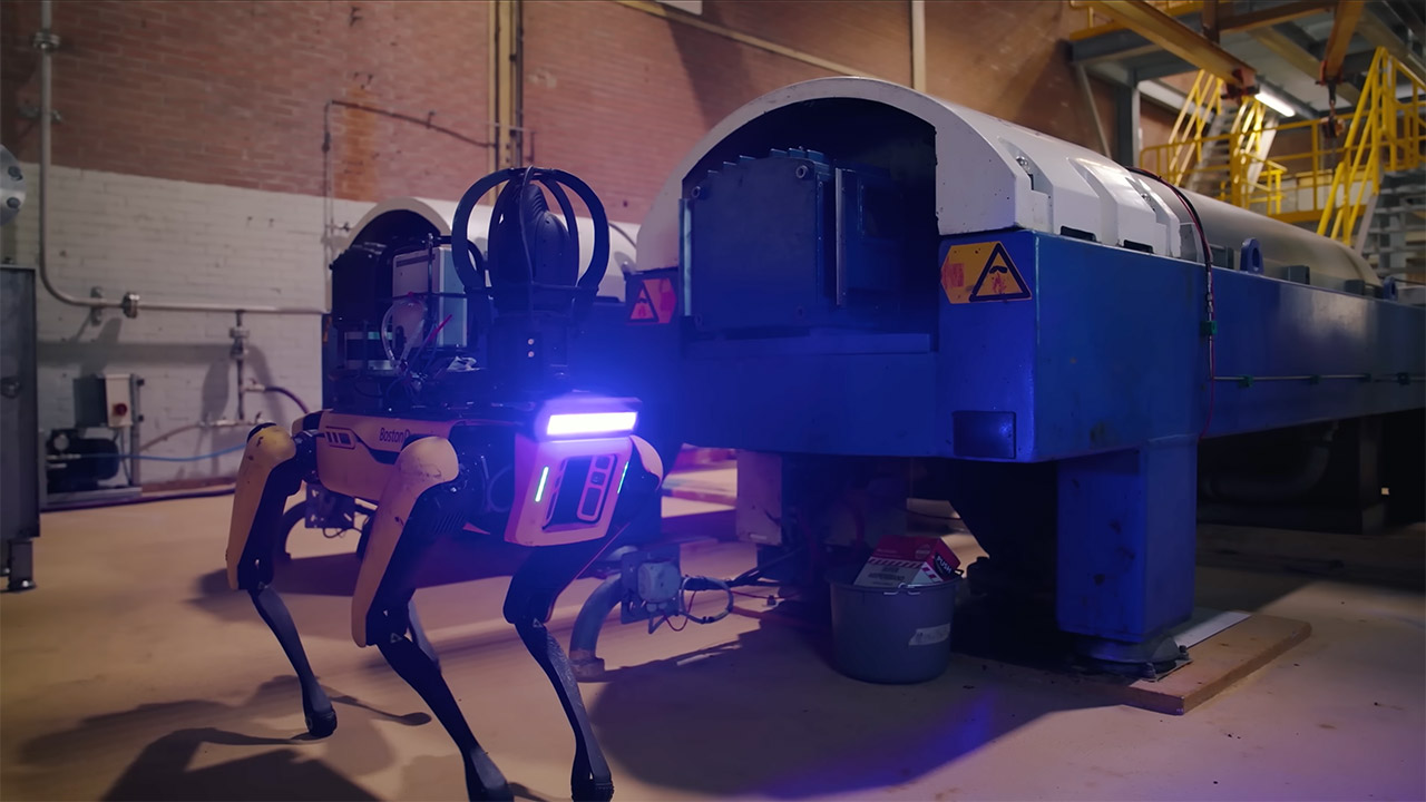 Boston Dynamics Spot Robot Dog Cargill Plant Amsterdam