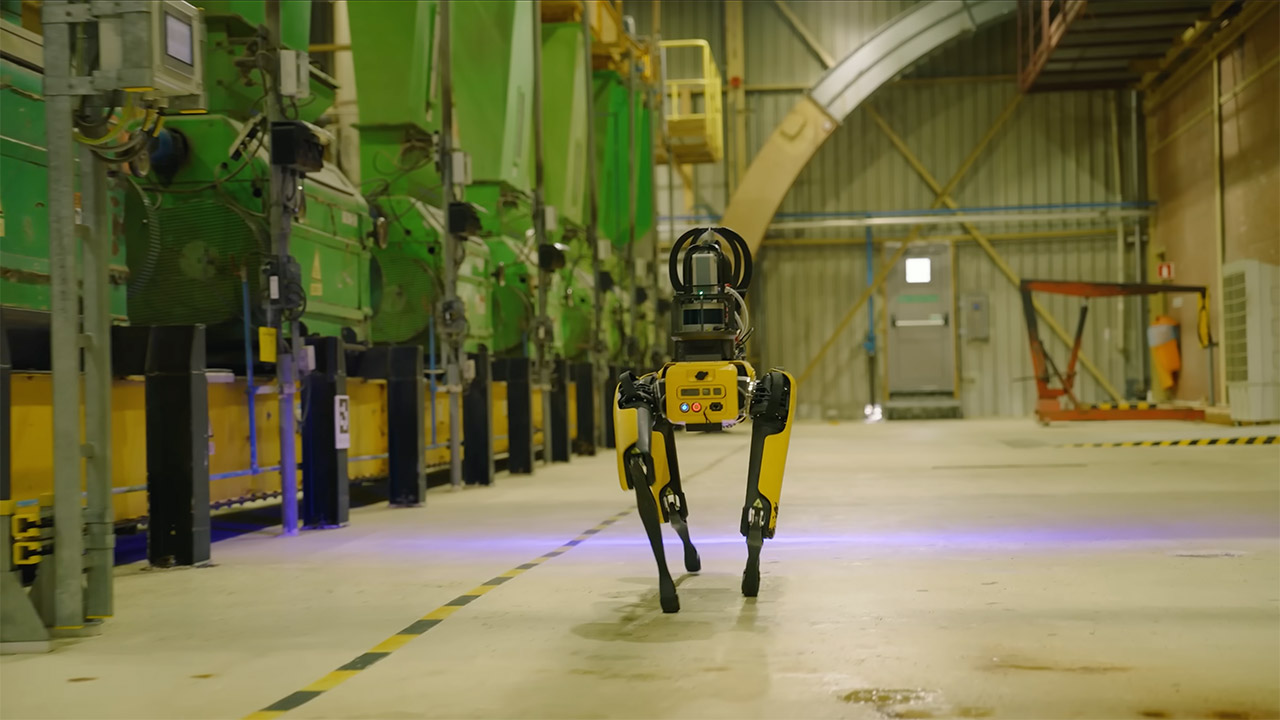 Boston Dynamics Spot Robot Dog Cargill Plant Amsterdam