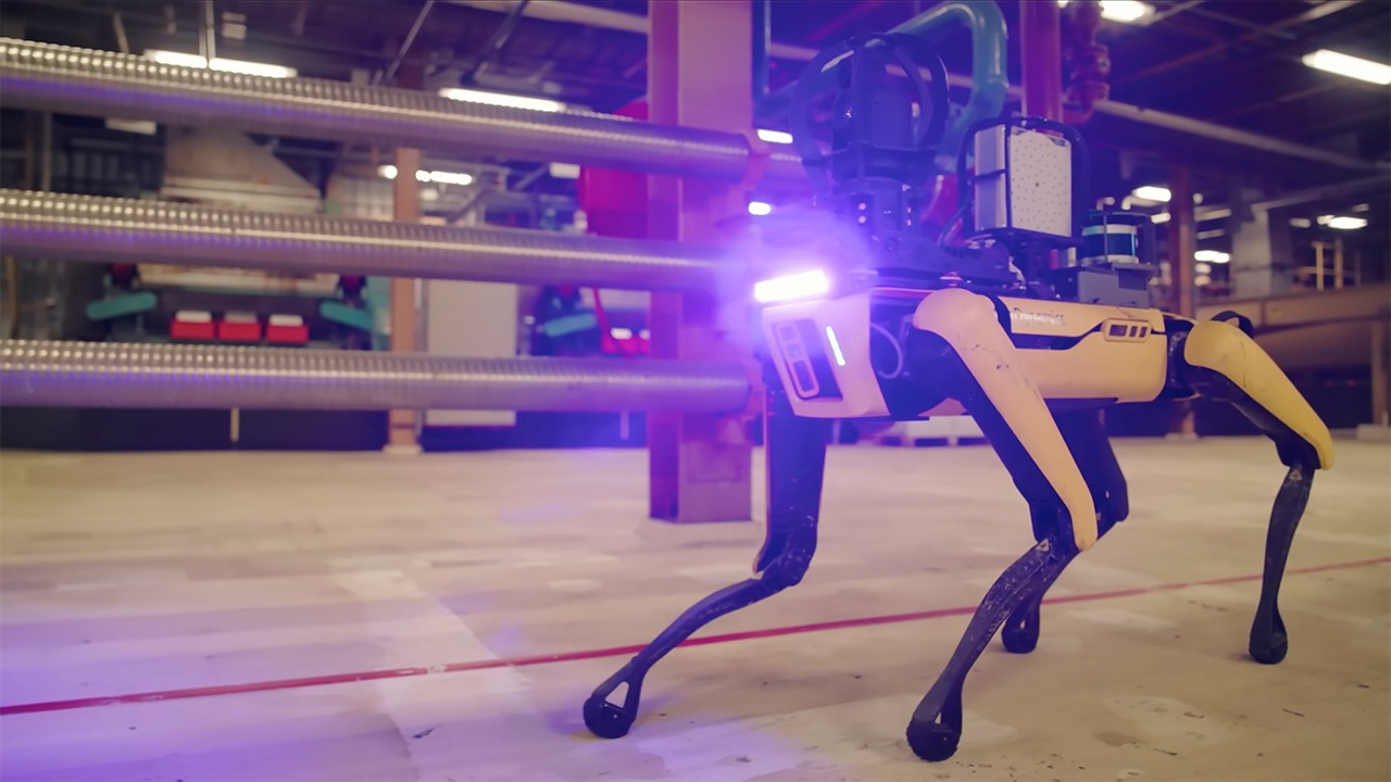 Boston Dynamics Spot Robot Dog Cargill Plant Amsterdam