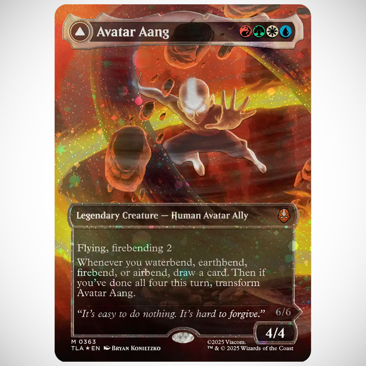 Magic the Gathering Avatar The Last Airbender Set Preview Card