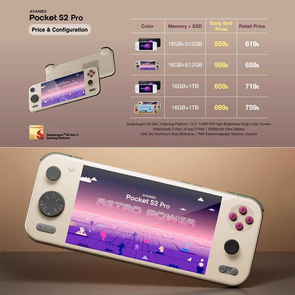 Hands-On with the AYANEO Pocket S2 Pro Handheld Game Console