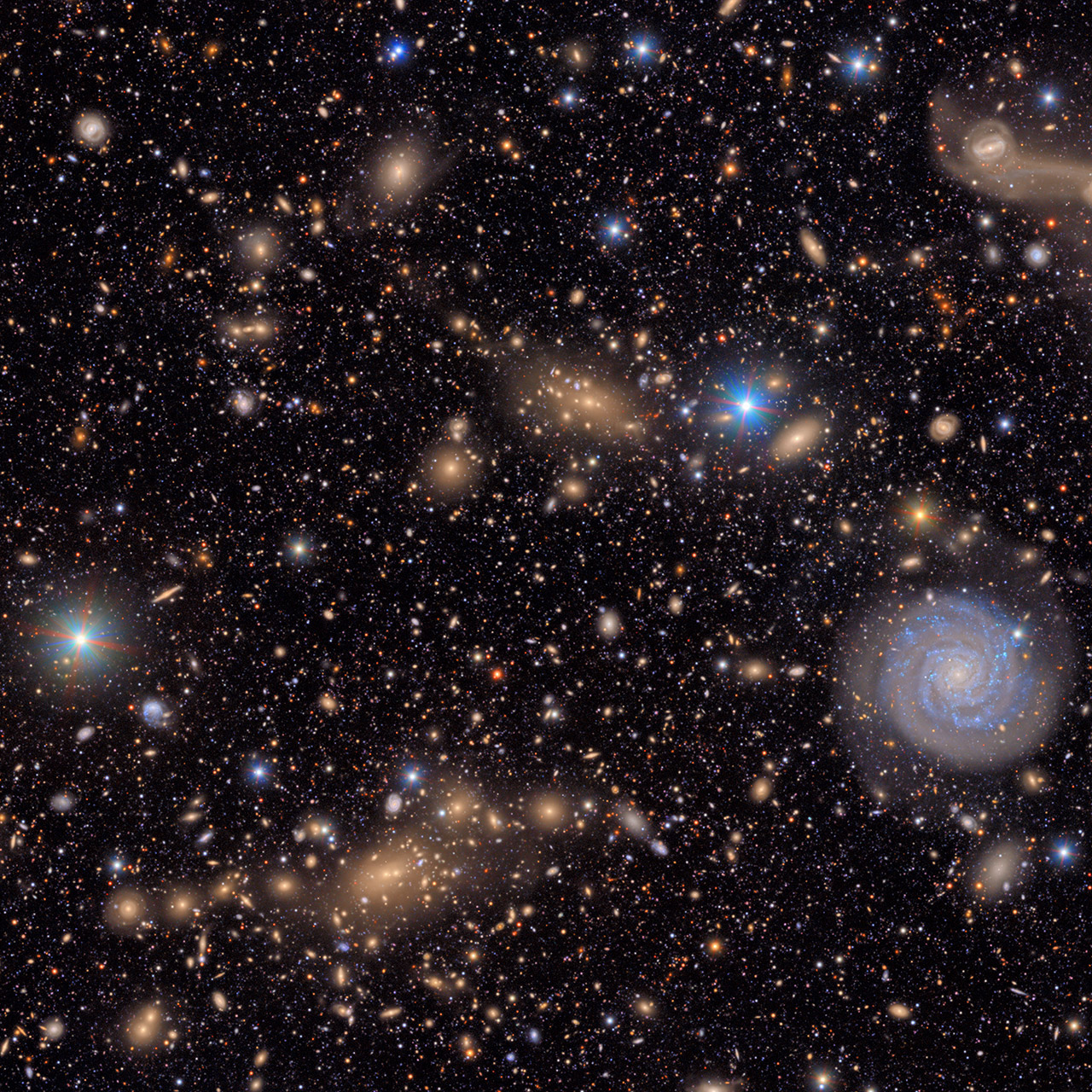 Vera C. Rubin Observatory Largest Camera First Images