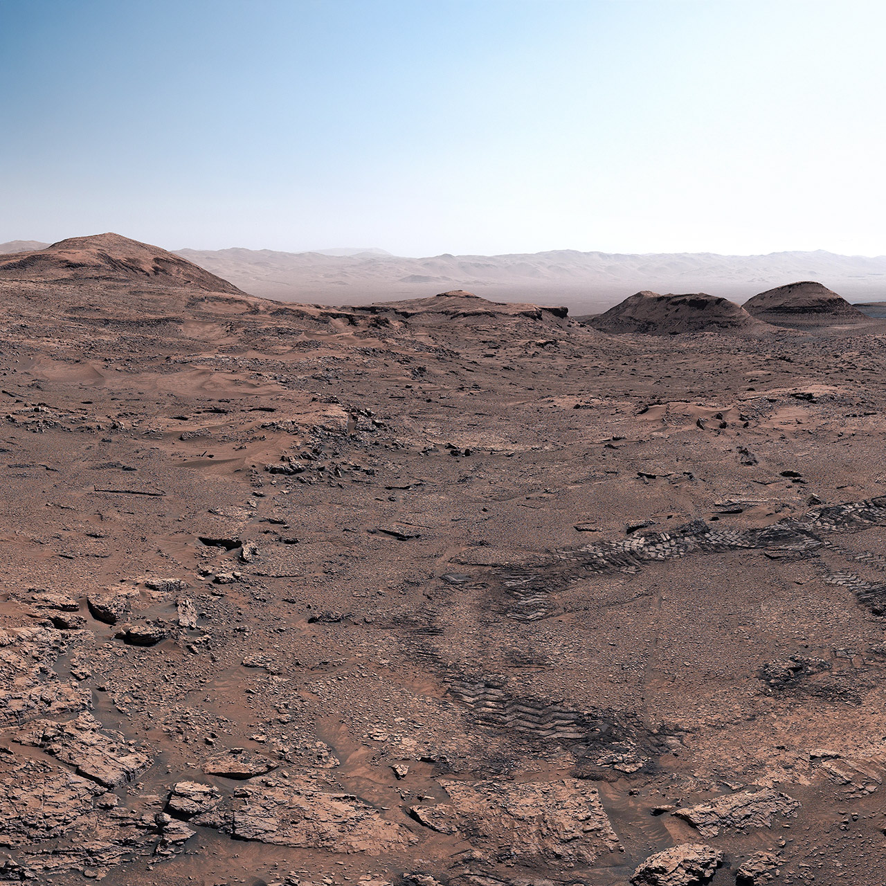 NASA Mars Curiosity Rover Boxwork Patterns