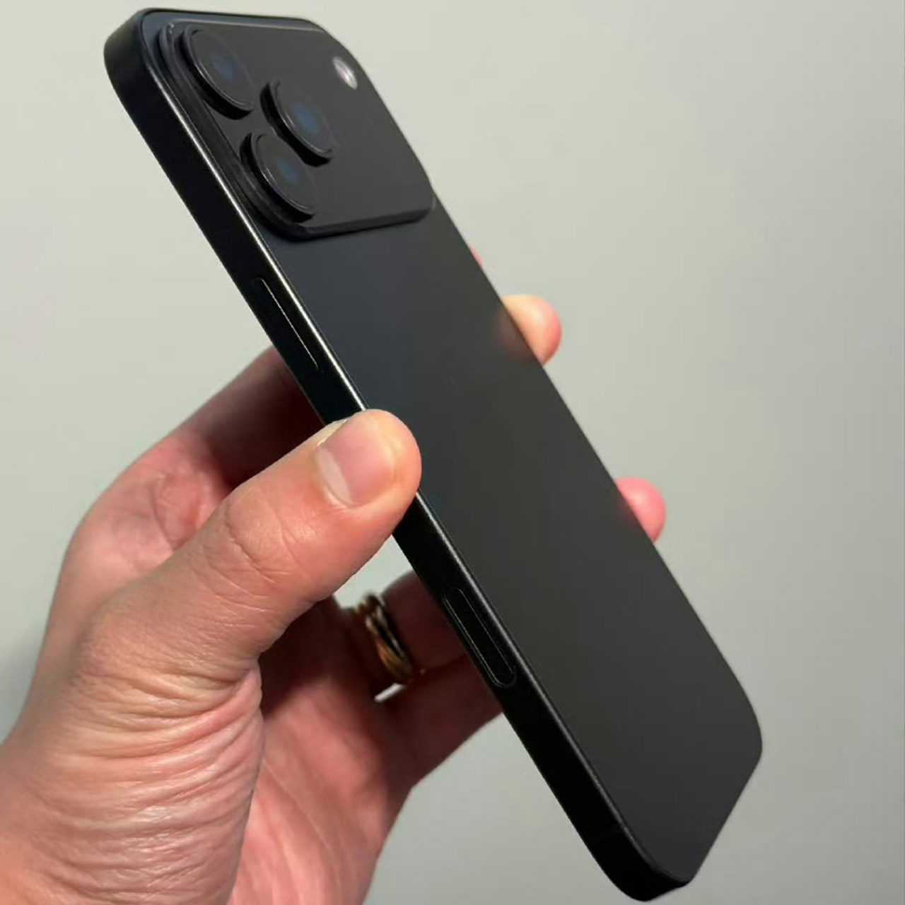 iPhone 17 Pro Matte Black Leak Spy Shot