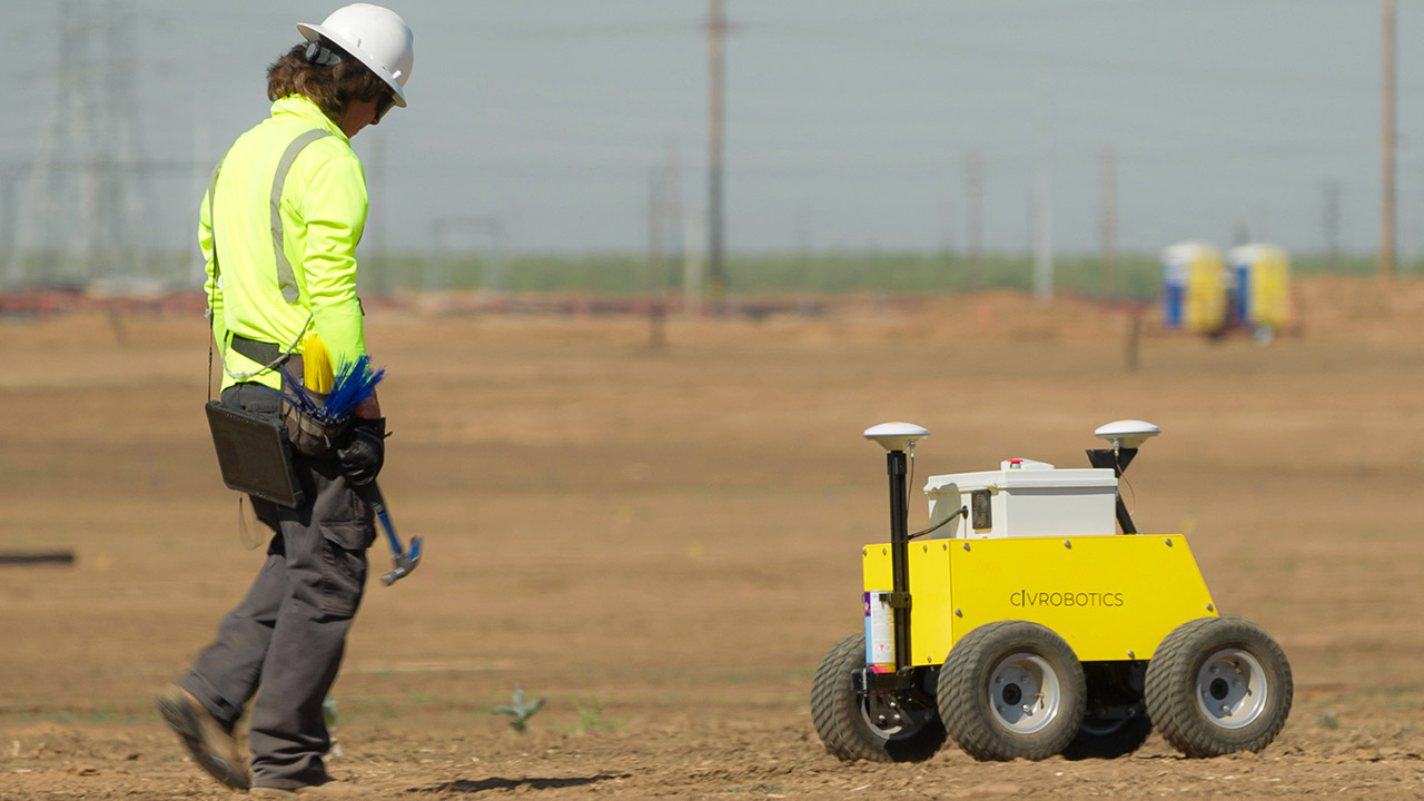 Construction CivDot Surveying Robots Robotics