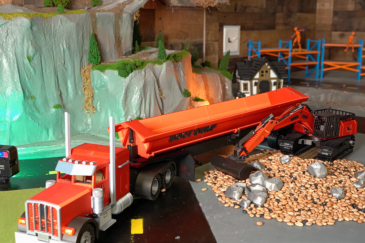 3D-Printed R/C Dump Truck Build