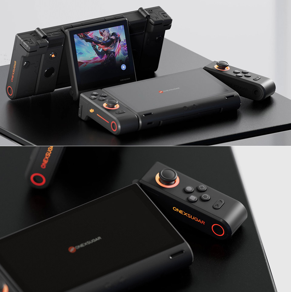 OneXSugar Sugar 1 Dual-Screen Handheld Game Console