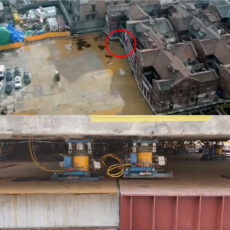 Shanghai Robots Move City Block