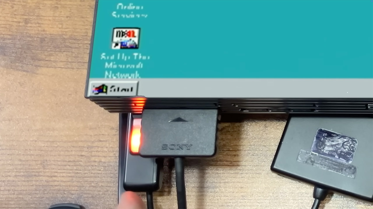 Installing Windows 95 PlayStation 2 PS2