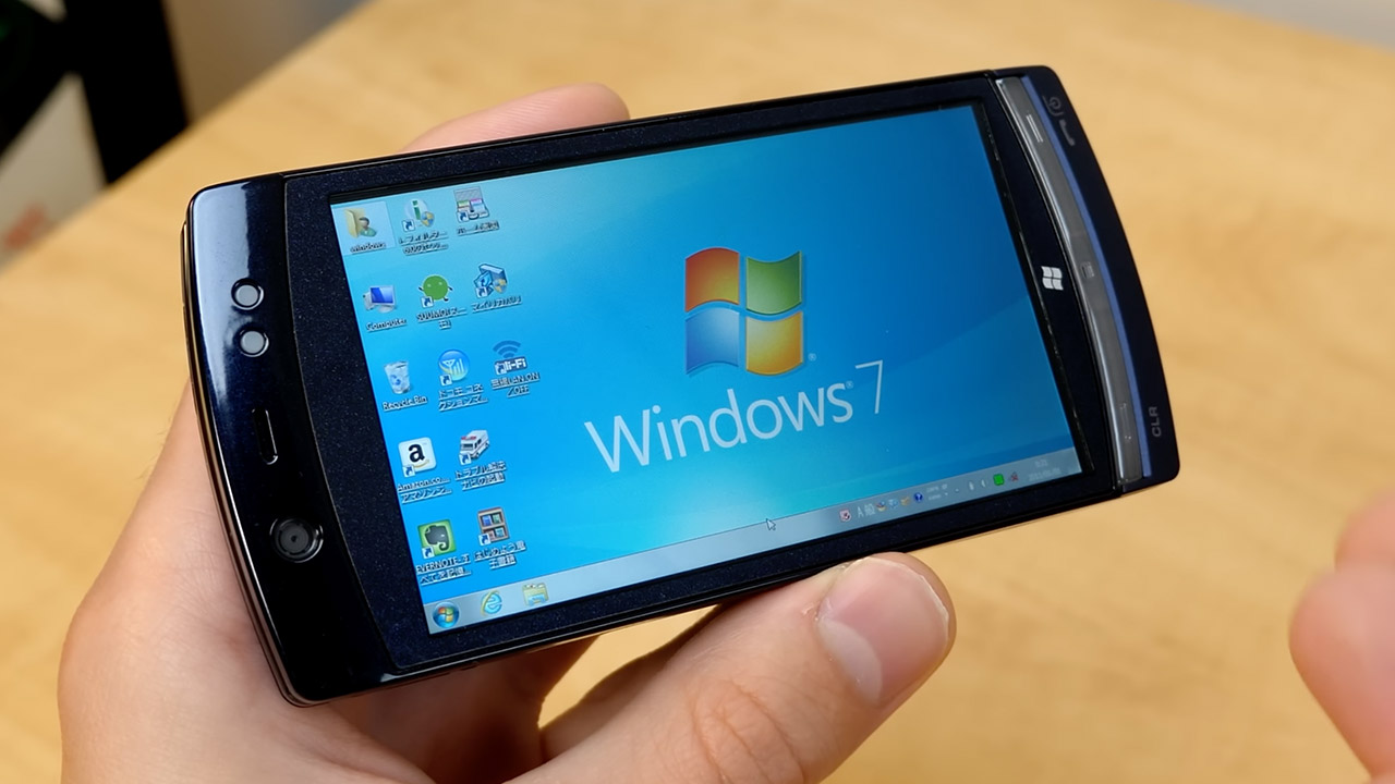 Fujitsu LOOX F-07C Smartphone Windows 7
